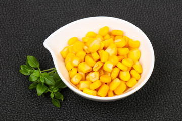 Young sweet corn