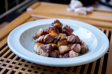 Korean food is called dwaeji yangnyeom galbi
