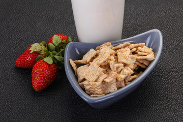 Wheat flakes for breakfast