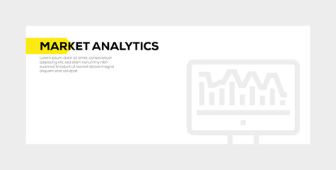 MARKET ANALYTICS BANNER CONCEPT
