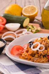 Gyros rice dish.