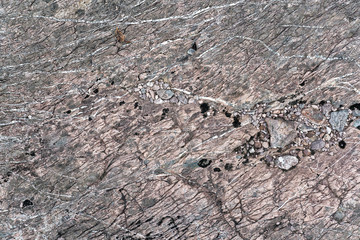 Close view of abstract colorful rock
