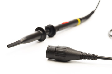 oscilloscope probe isolated on white