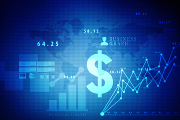 2d rendering Dollar symbol 