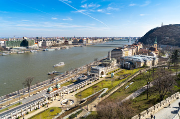 Fototapeta premium The castle garden of Budapest
