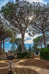 Villa Cimbrone garden, from Ravello, Italy