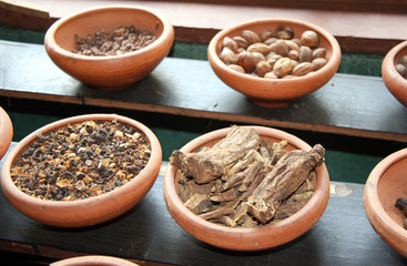 Ingredients of ayurvedic treatment, Sri Lanka