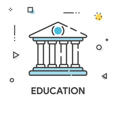 Education Colored Line Icon