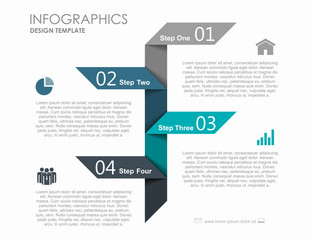 Infographic design template with place for your data. Vector illustration.
