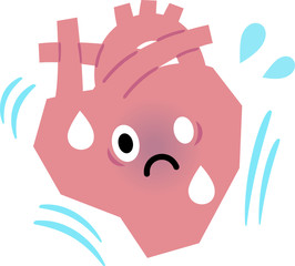 異常が起きた心臓