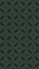 Ornate geometric pattern and two-tone abstract background