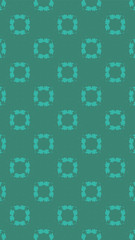 Ornate geometric pattern and two-tone abstract background