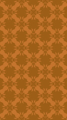 Ornate geometric pattern and two-tone abstract background