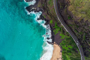 Fototapeten Hawaii-Küste aus der Luft © Roberto