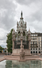 Fototapeta na wymiar Brunswick Monument and Mausoleum in Geneva, Switzerland