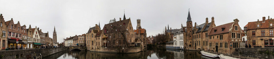 Naklejka premium View of Brugge, Belgium