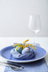 Beautiful Easter table setting