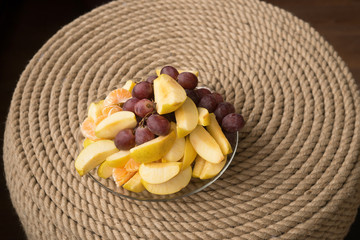plate of fruit