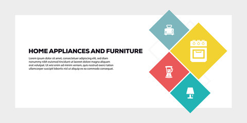 HOME APPLIANCES AND FURNITURE BANNER CONCEPT