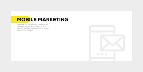 MOBILE MARKETING BANNER CONCEPT