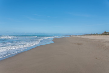 Southern Mediterranean Italian Beach on a Sunny Day