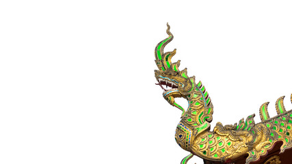 Fototapeta premium White Naga Background