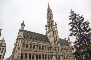 Fototapeta premium Ratusz in Brussel, Belgium