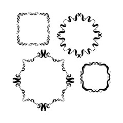 set of vintage frames