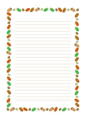 どんぐりの便箋