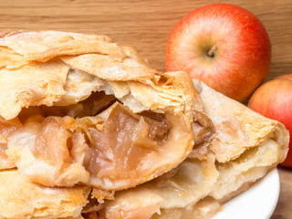 Homemade apple pie