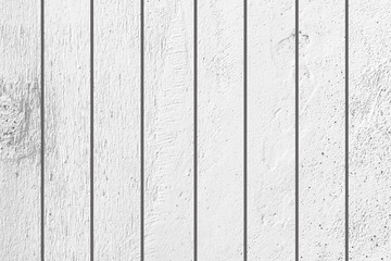 White painted wooden fence texture and background