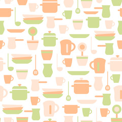 kitchen seamless pattern