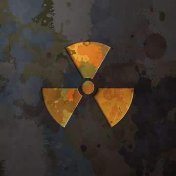 Radiation / radioactive / nuclear sign	