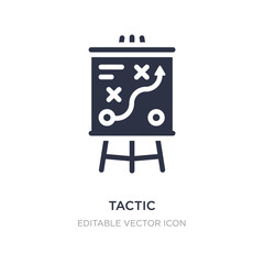 tactic icon on white background. Simple element illustration from Business concept.