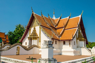 Fototapeta na wymiar famous temple at Nan,Thailand
