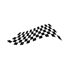 Modern Race Flag Background Template