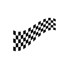 Modern Race Flag Background Template