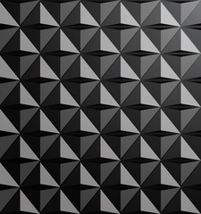 Futuristic triangle background, simply triangle 3d paper, color gradient, vector-Vector