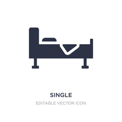 single icon on white background. Simple element illustration from Furniture and household concept.