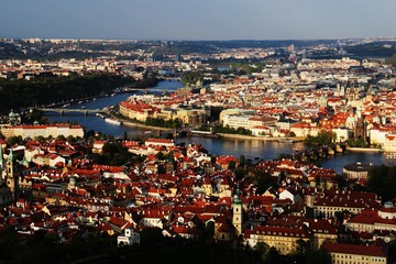 Naklejka premium チェコ プラハ遠景
