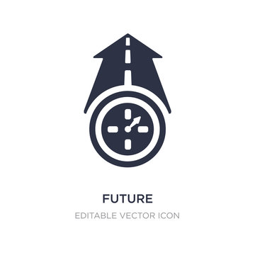 future icon on white background. Simple element illustration from Halloween concept.