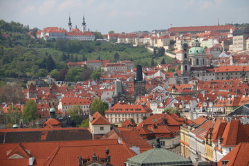 Fototapeta premium チェコ プラハ遠景