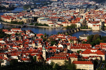 チェコ　プラハ遠景