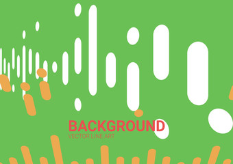 Abstract background with color rounded shapes. Vector illustration.