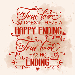 Romantic love quote