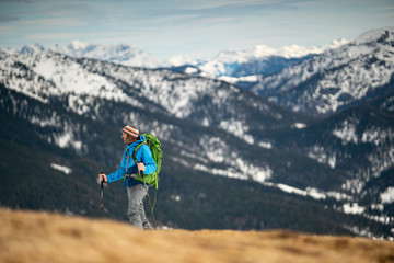 Obraz premium Skitour Tegernsee Rosskopf