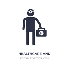 healthcare and medical icon on white background. Simple element illustration from People concept.