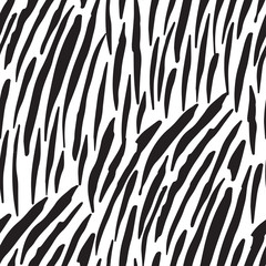 Vector illustration of seamless zebra pattern design