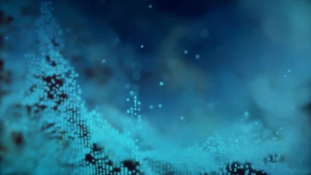 Nuclear fission of uranium - chain reaction with alpha matte. The splitting of atoms, molecular world