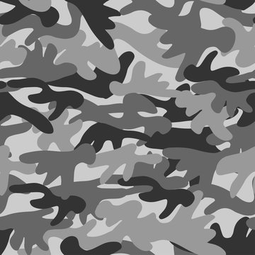 Seamless pattern camouflage abstraction print factory vector